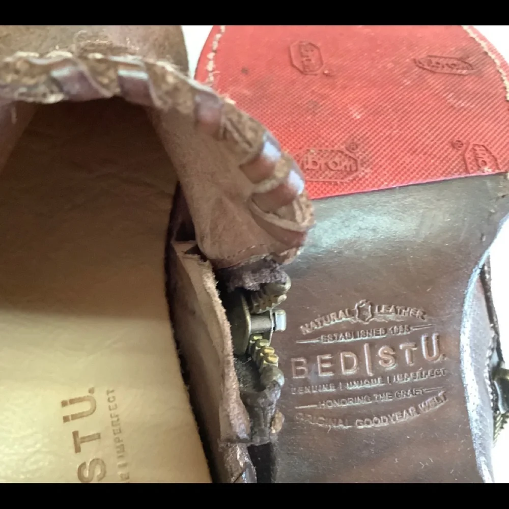 NEW Bed Stu Carla Chunk Heel Booties, Size 7 - Picture 11 of 13